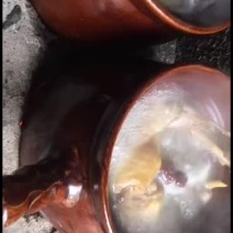 果木柴火中药滋补鸡汤