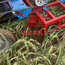 大蒜收获机单杠拖拉机配套挖蒜机，抛圆洋葱机器