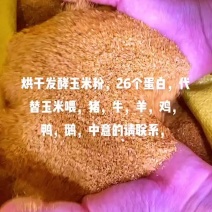 发酵玉米粉，喂猪喂牛喂羊喂鸡鸭鹅是养殖户的好帮手，
