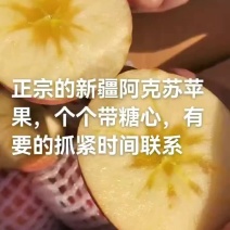 正宗新疆阿克苏苹果，大量有货，品质好，脆甜汁多，糖份足