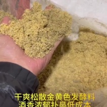 干爽松散金黄色发酵料酒香浓郁扑鼻#发酵饲料#发酵豆渣