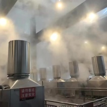 车间里的白雾，是每一滴佳酿的“热身”时刻。
