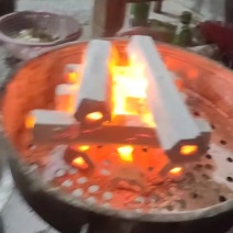 烤火炭烤鸭烤饼