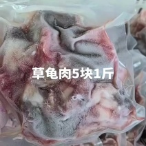 草龟肉5块1斤，龟肉一斤装中华草龟肉，开袋