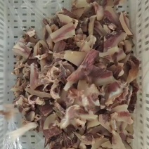 新鲜牛头肉切片