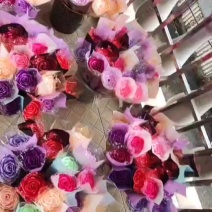丝带仿真手工玫瑰花母亲节教师节礼物