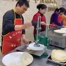 压饼机披萨手抓饼大饼烧饼肉夹馍圆形手动手压试气动商用
