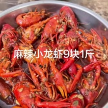 麻辣小龙虾，9块1斤，蒜香小龙虾9块1斤，麻辣小龙虾，9