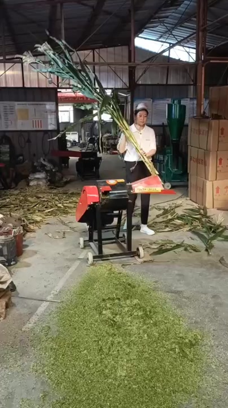 家禽养殖多功能铡草机