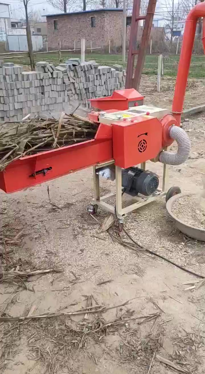 玉米秸秆铡草机
