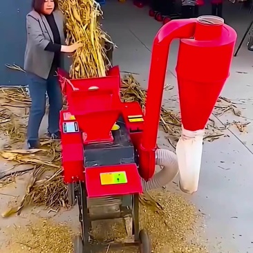 高粱杆玉米杆铡草机