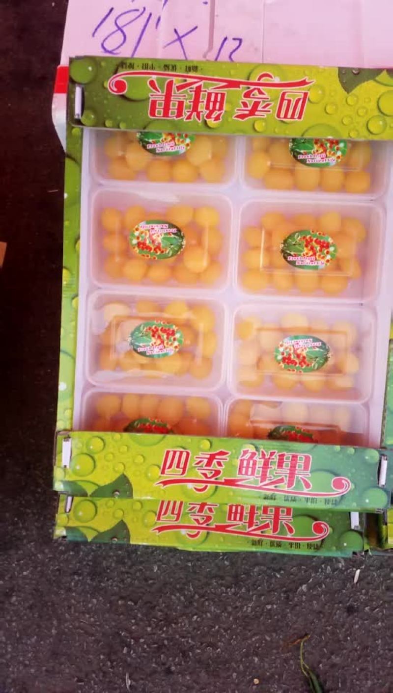 黄金果。单盒七两重，批发:六块钱一盒。
