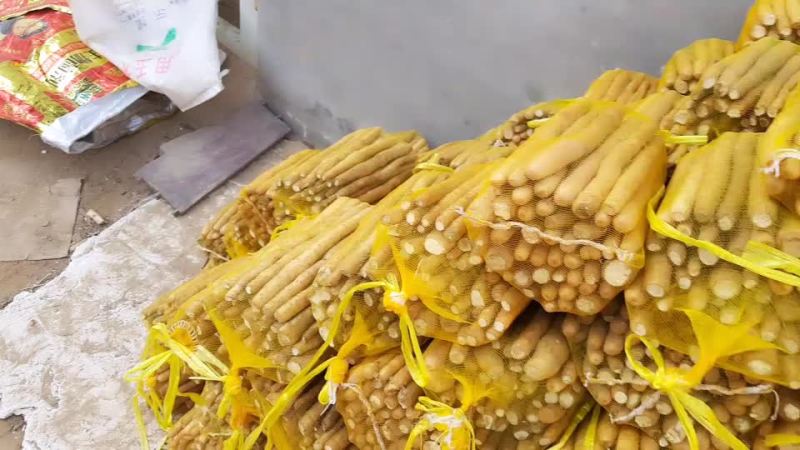 小白嘴简易袋装白山药电商超市专供