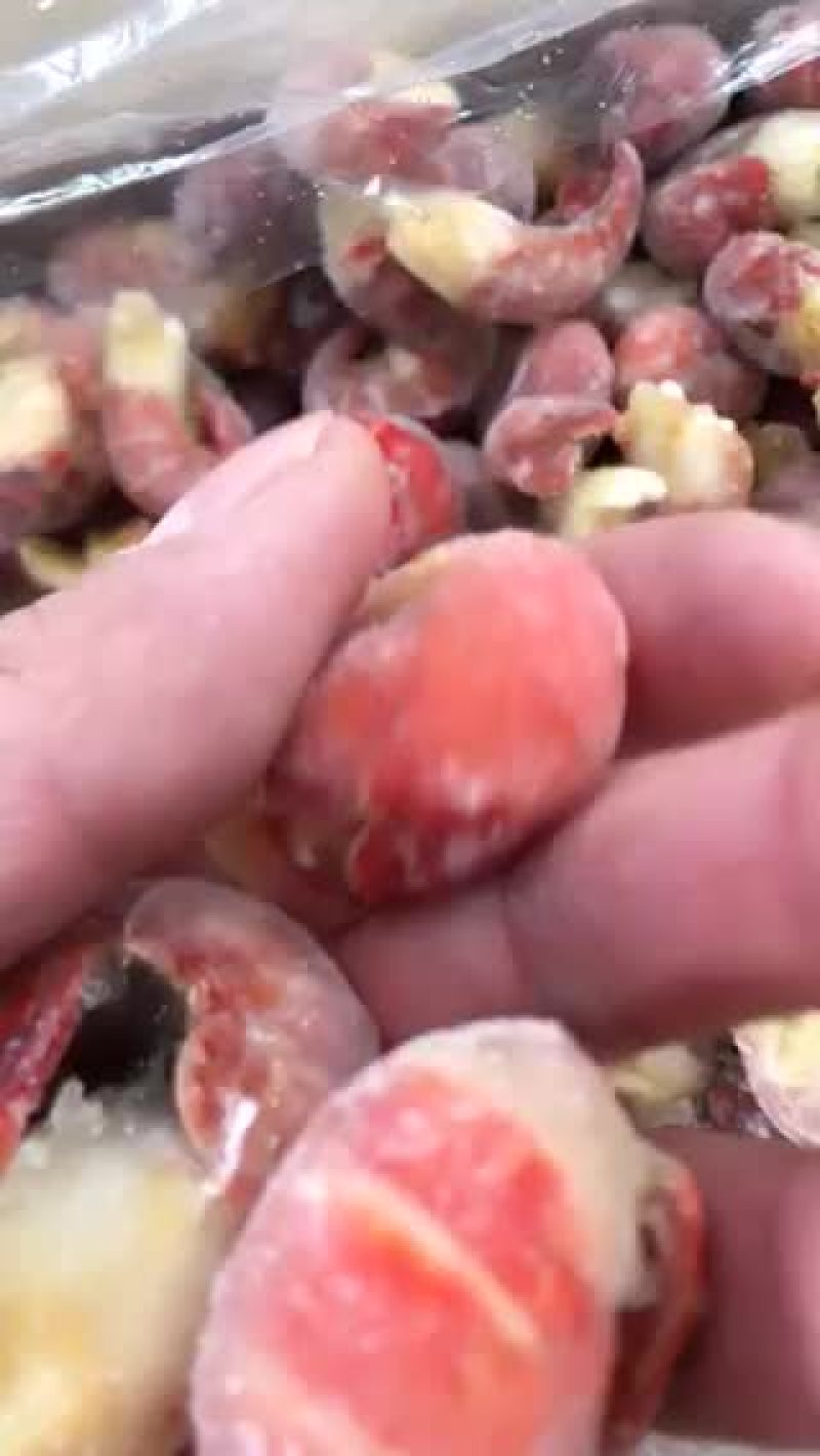 一级速冻虾尾每斤80到120粒