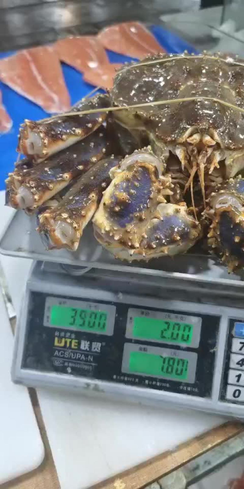 新鲜鲜活深海阿拉斯加帝王蟹