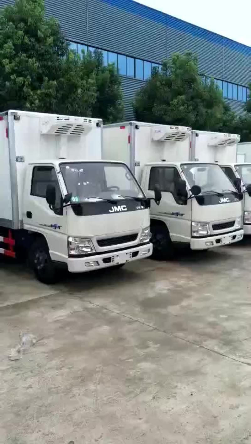 江铃顺达窄体4.2米国五冷藏车