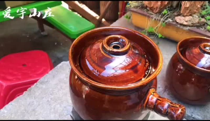 果木柴火中药滋补鸡汤