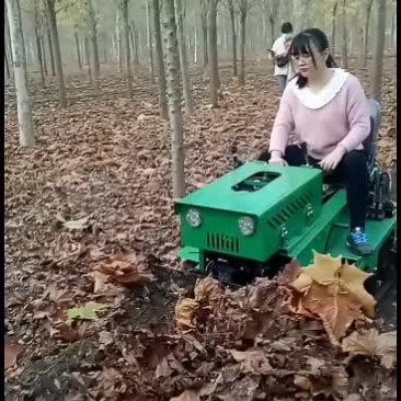 履带乘坐式柴油16马力推土机，大棚耕整旋地机，自走式