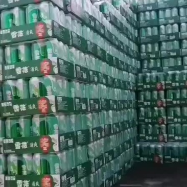 仓库直出雪花清爽啤酒