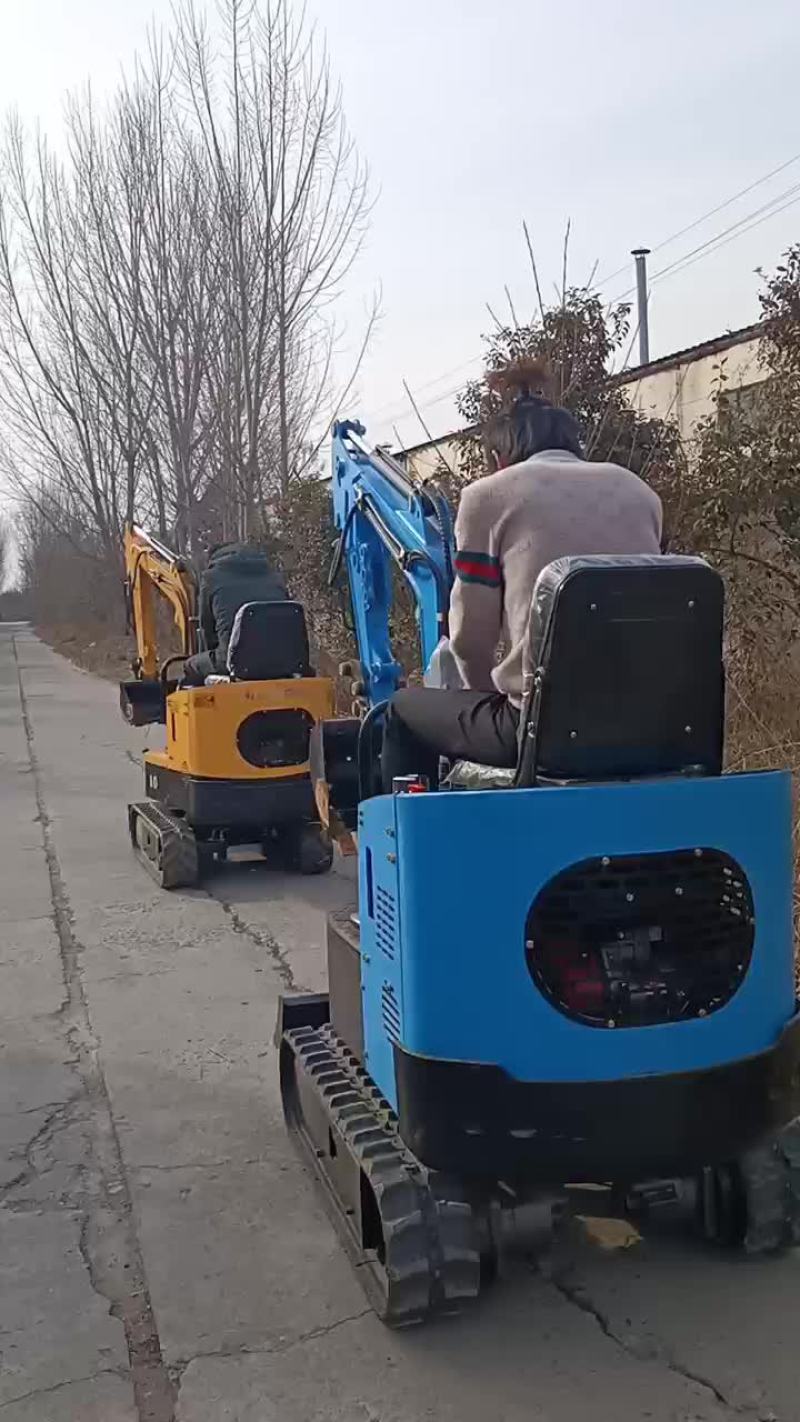 履带小型挖掘机果园挖沟机