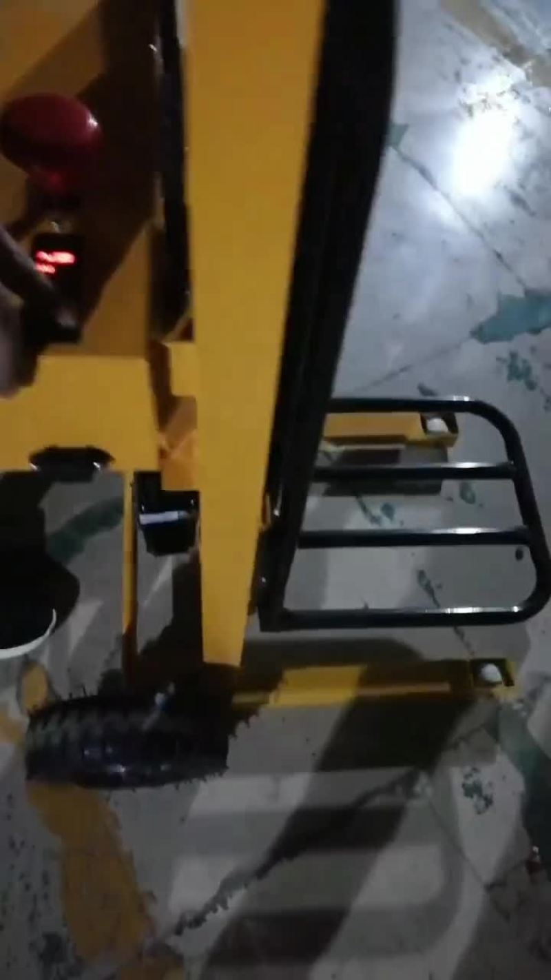 全电动老虎升降车便携式堆高车搬运车手推车