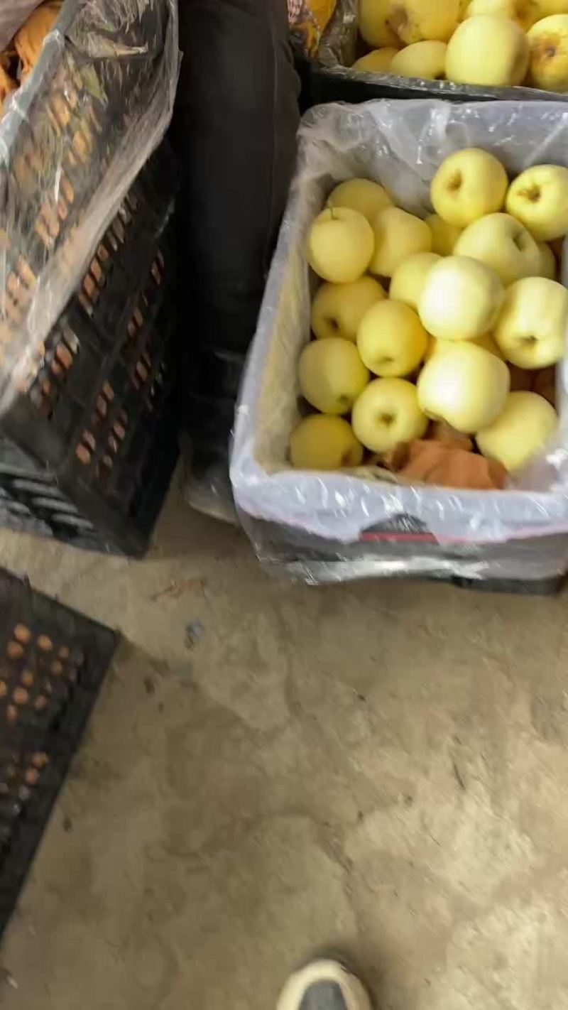 黄元帅苹果金帅苹果金乃生苹果黄香蕉苹果精品带纸