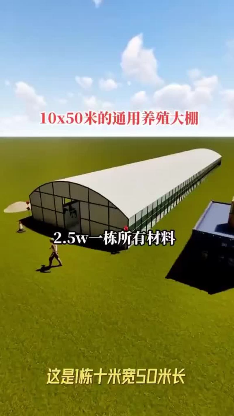 包塑管养殖棚厂家直销种植棚连动棚