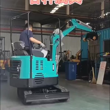 履带小型挖掘机果园大棚挖沟机360度挖机