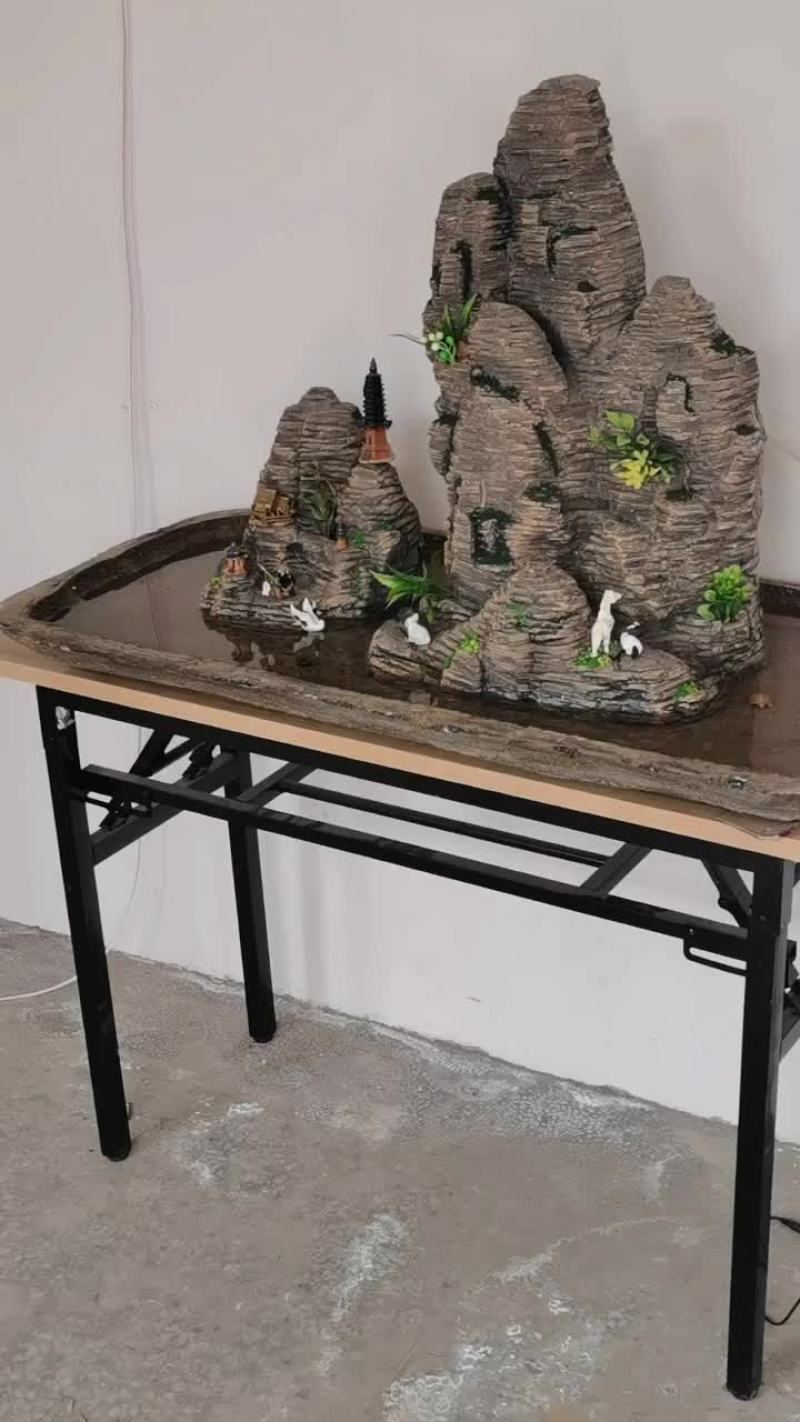 假山盆景，招财进宝喜欢的朋友可以联系我