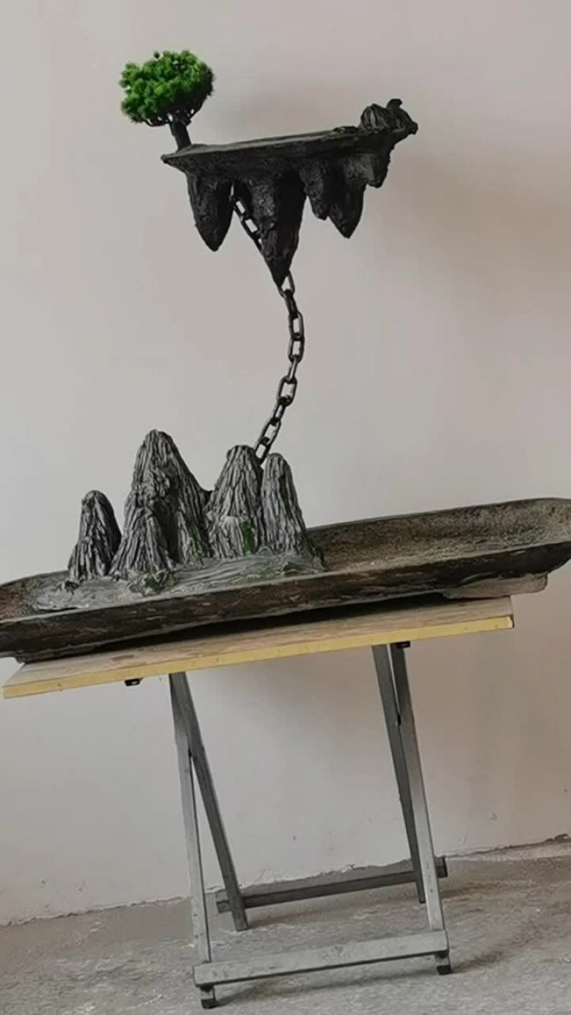 假山盆景，招财进宝喜欢的朋友可以联系我