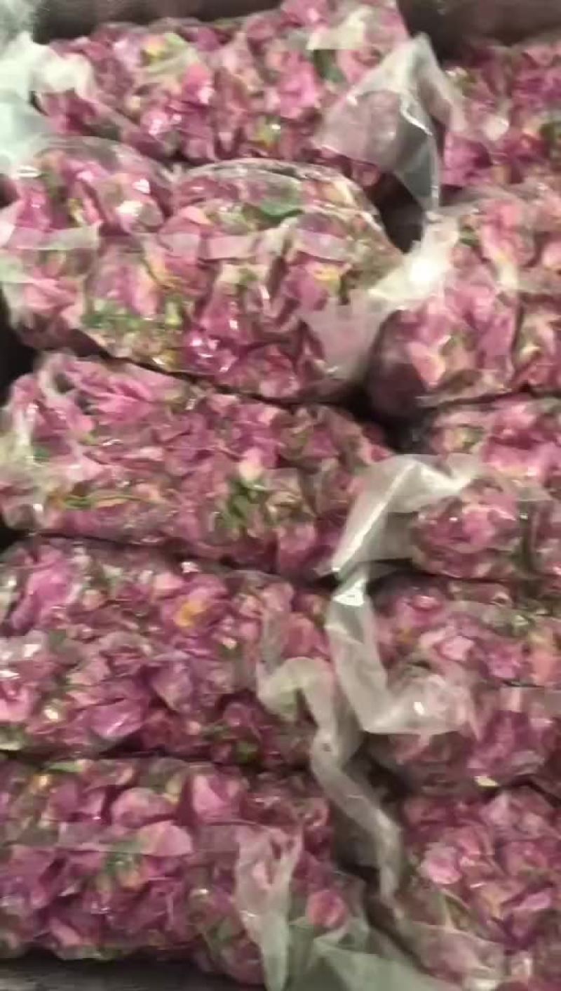 大马士革玫瑰花腌制中