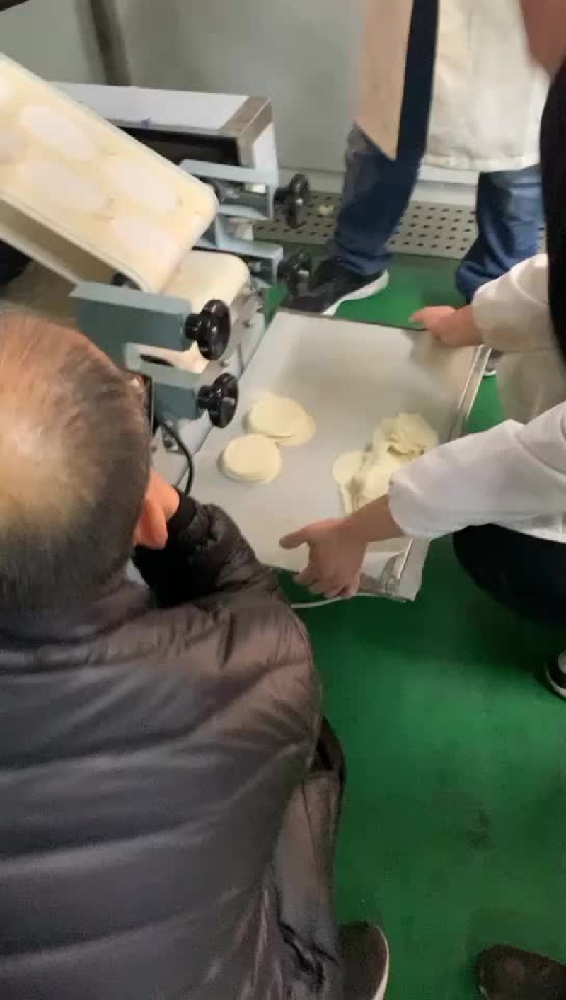 全自动连续式饺子皮机混沌皮机包子皮机