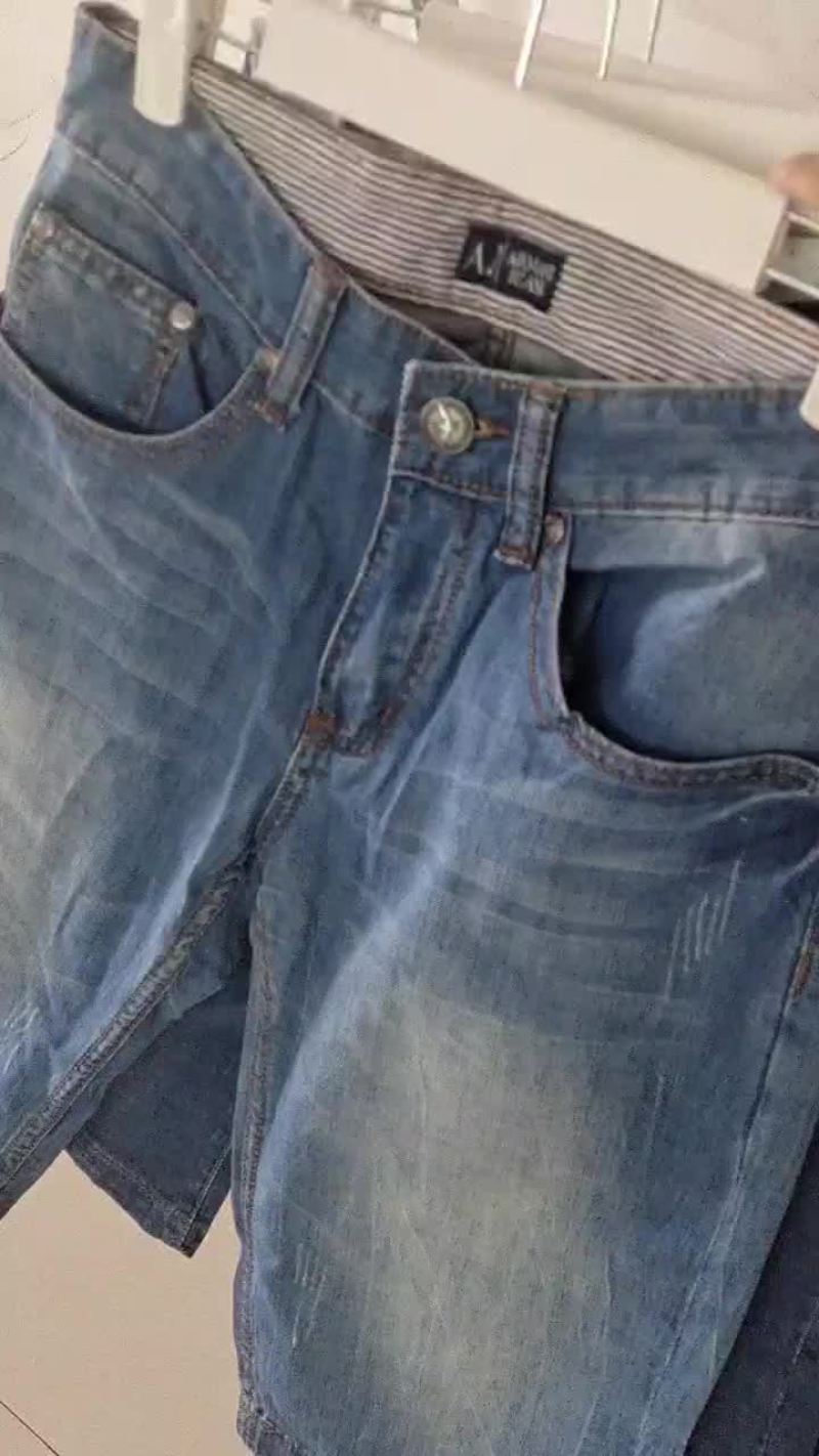 男士牛仔短裤几元一件批发，摆地摊模式