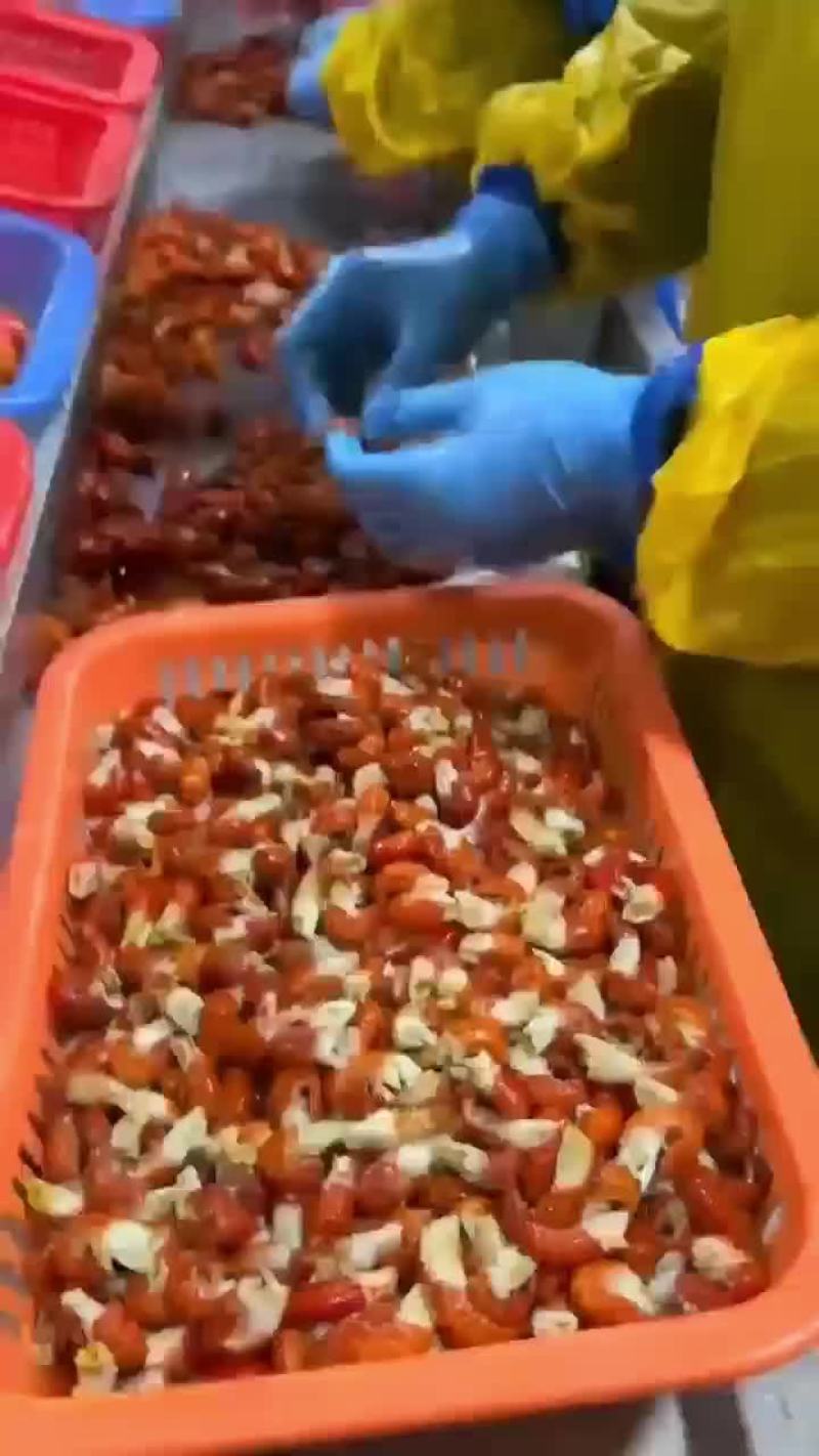 工厂虾尾