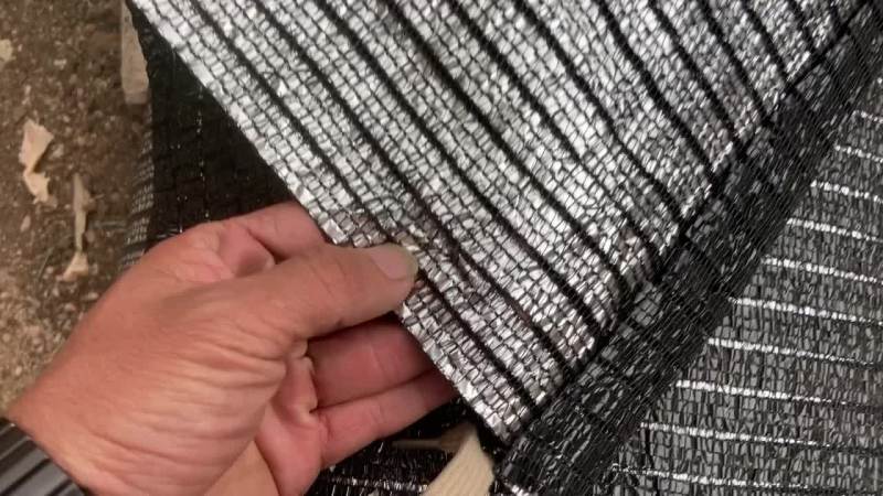 遮阳网圆丝扁丝铝箔纸3+1遮阳网