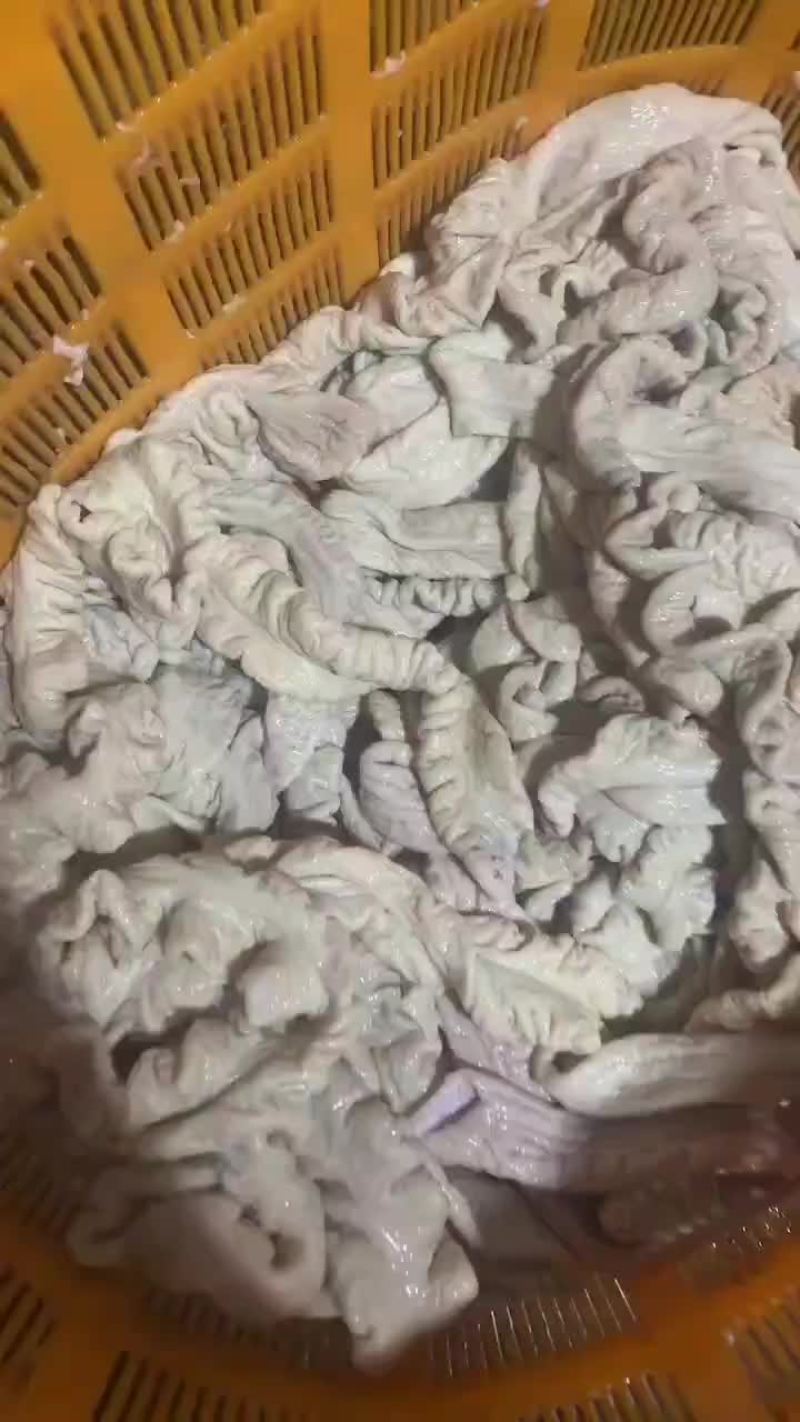 预煮大肠鲜品冻品去油百分之90