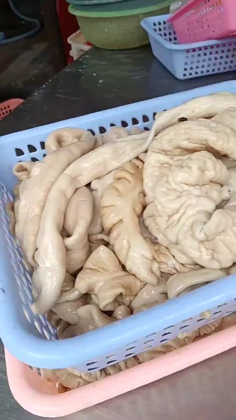 预煮大肠鲜品冻品去油百分之90