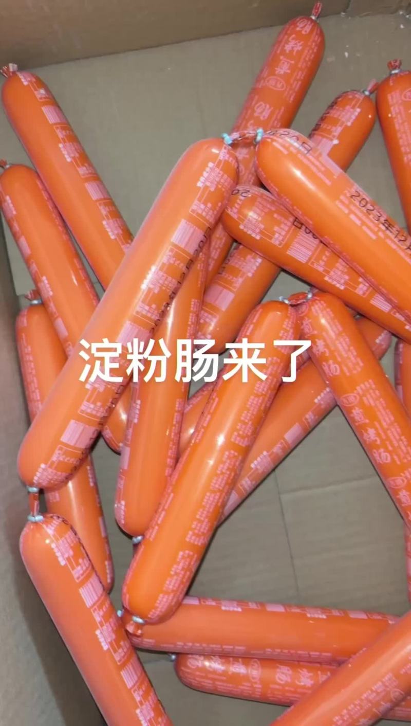 齐港淀粉肠95克✖️120根左右一箱煎烤肠夜市