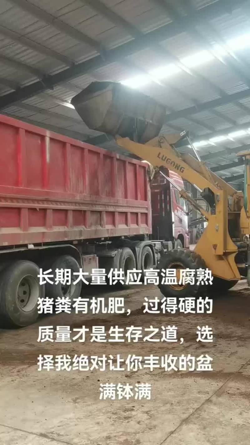 猪粪有机肥。特大大型猪场一手货源