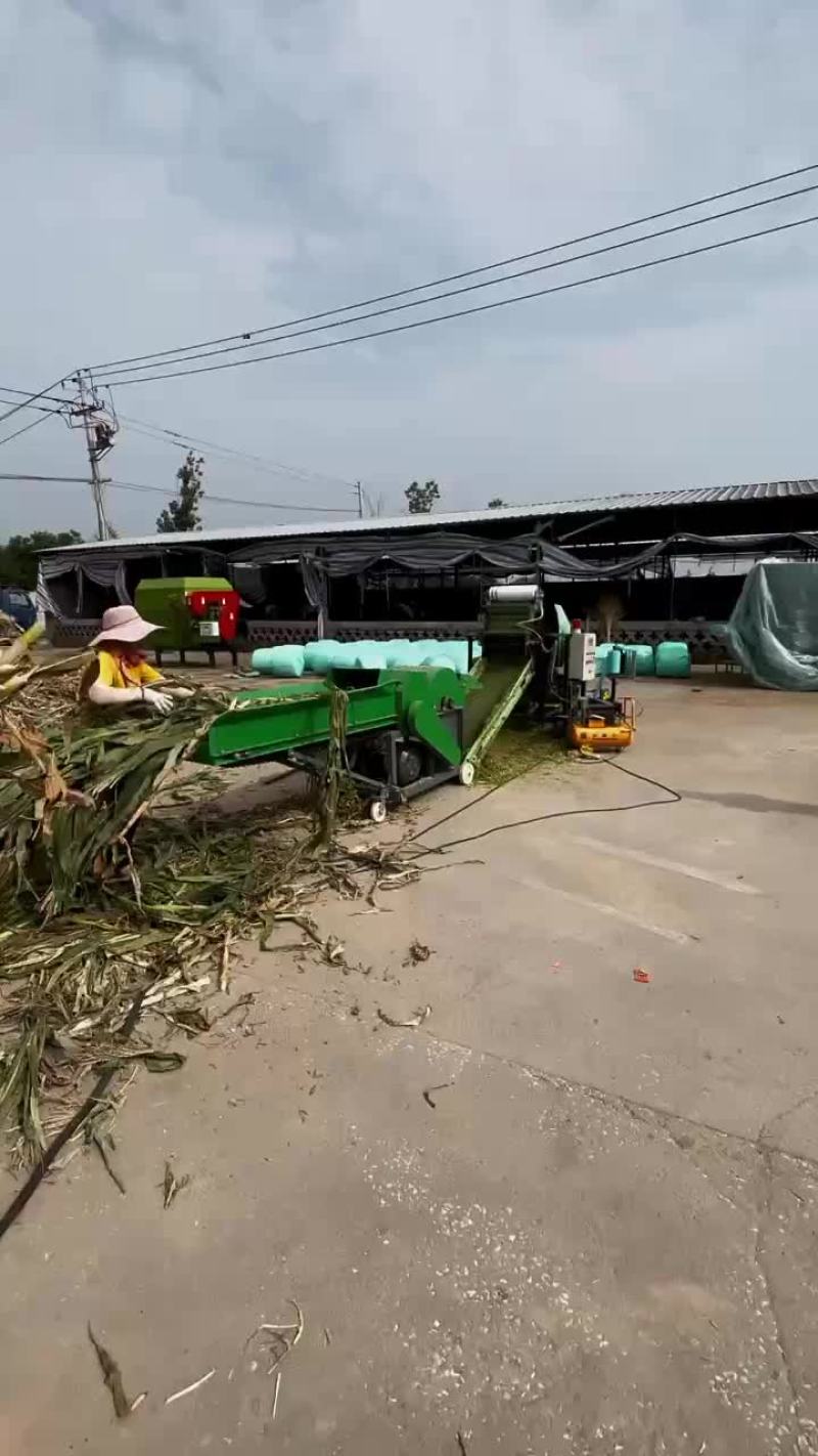 全自动打捆包膜机青储打捆包膜一体机国家补贴型产品