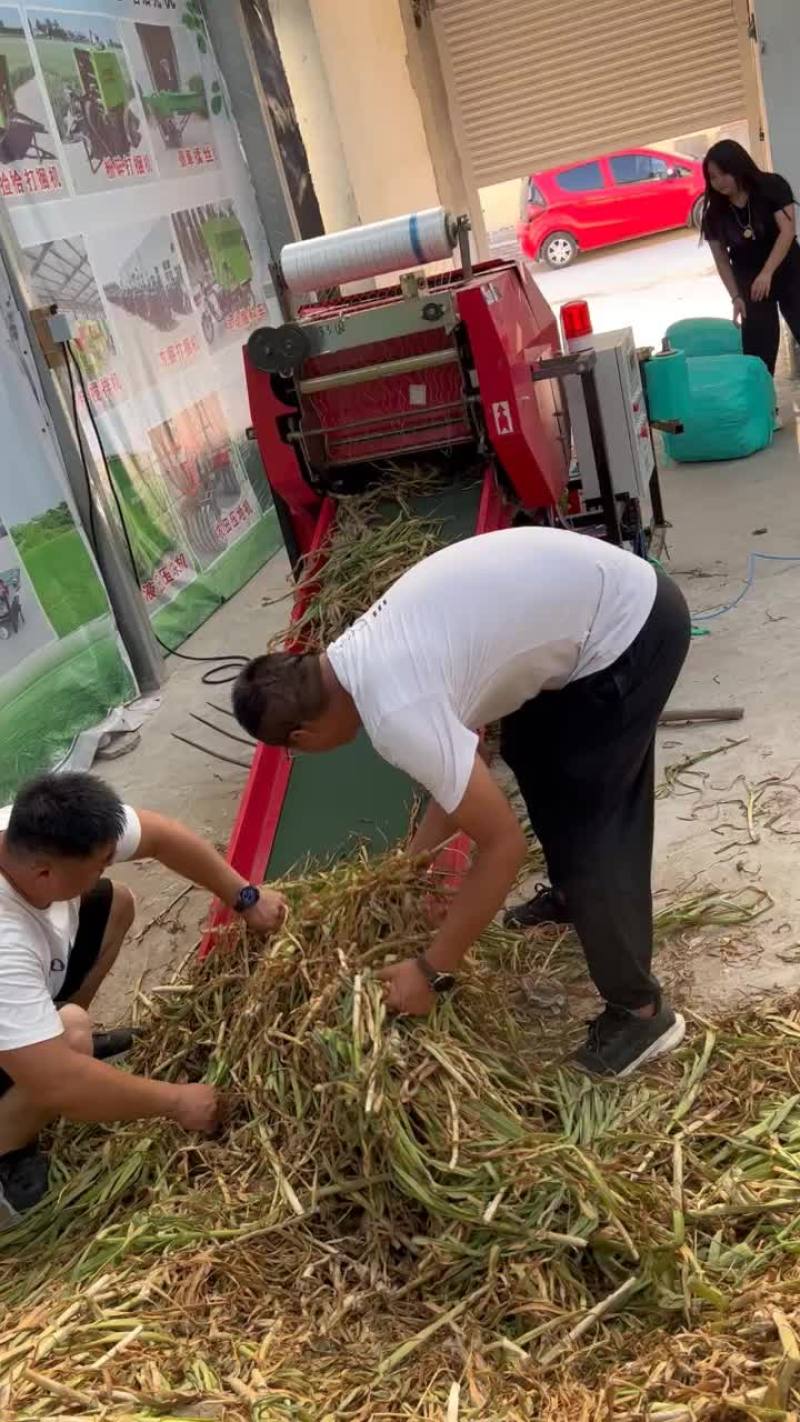 全自动打捆包膜机青储打捆包膜一体机国家补贴型产品