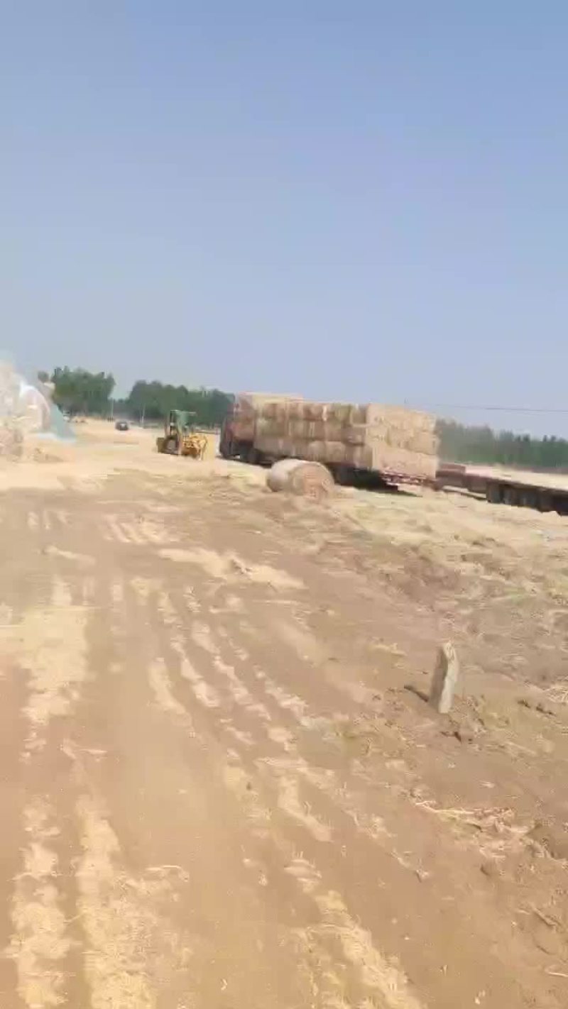 小麦秸秆一次性大方梱二次揉丝小套袋五道绳大白包