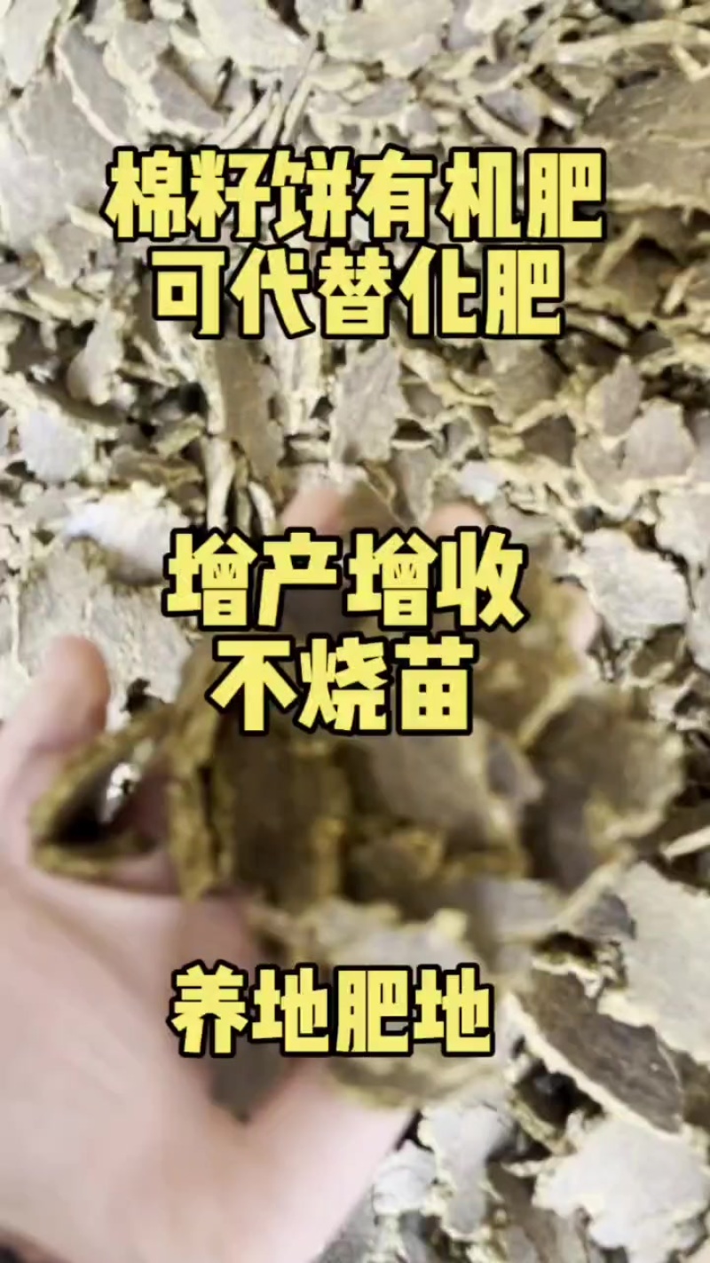 棉籽饼有机肥，种植瓜果蔬菜大棚，当做底肥使用改善土壤结构