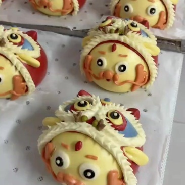 【馒头】醒狮龙胶东手工花饽饽庆典节日抓周
