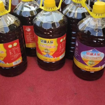 泉湖人家小榨胡麻油，5升桶装