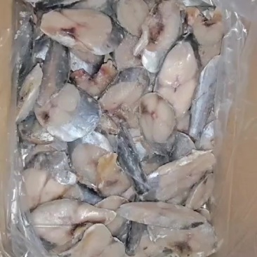 鲅鱼块实拍精修去内脏，使用方便